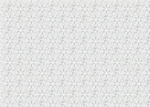 Winter pattern background. Snowflake ornament vector. Stockillustratie