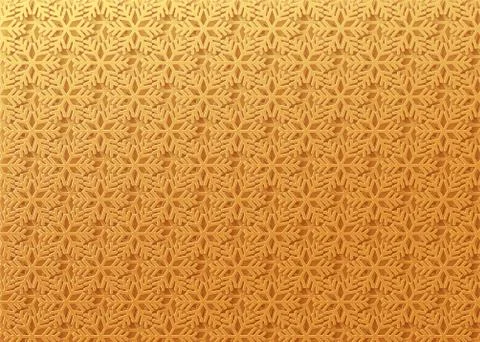 Winter pattern background. Snowflake ornament vector. Illustrazione stock