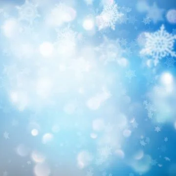 Winter pattern with crystallic snowflakes. EPS 10 vector 库存插图
