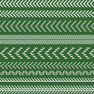 Winter pattern with fir-trees. Christmas ornament Stock Illustration