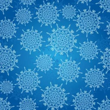 Winter pattern Stock Illustration