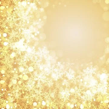 Winter pattern of snowflakes. Stock Illustration