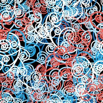 Winter patterns feathers Stock Illustration