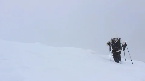 To the winter peak Stock Footage 99906533