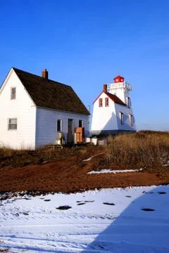Winter of P.E.I. Stock Photos