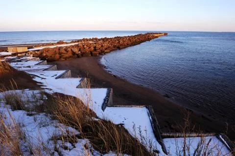 Winter of P.E.I. Stock Photos