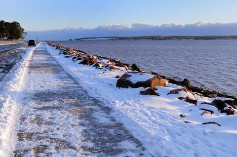 Winter of P.E.I. Stock Photos