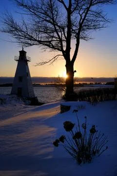 Winter of P.E.I. Stock Photos
