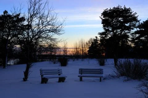 Winter of P.E.I. Stock Photos