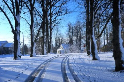 Winter of P.E.I. Stock Photos