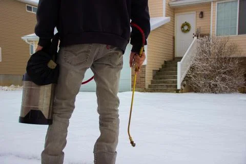 Winter Pest Control Stock Photos