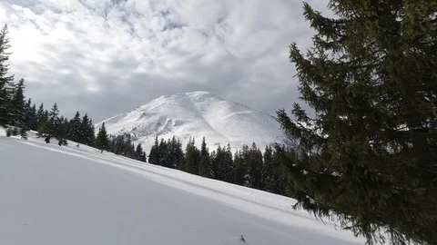 Winter Petros, Ukraine Stock Footage 125811399