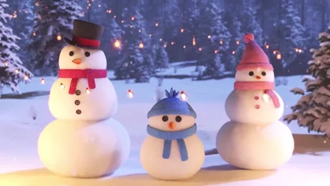Winter Photo Album Stock After Effects