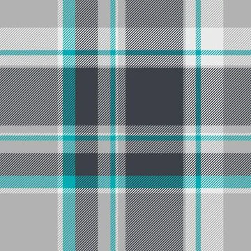 Winter plaid background pattern, customizable check vector textile. 1950s f.. Stock Illustration