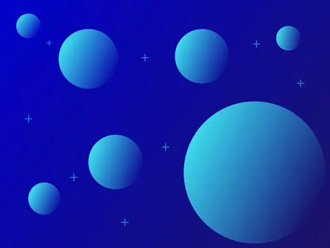 Winter planet background Illustrazione stock