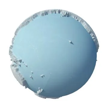 Winter Planet Concept Stock Illustration