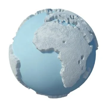 Winter Planet Stock Illustration