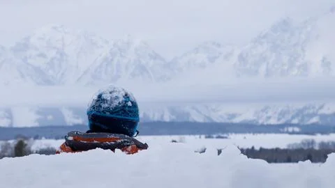 Winter play Stock Photos