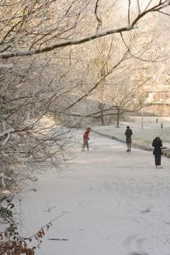 Winter pleasures Stock Photos