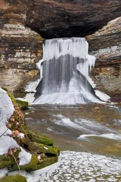 Winter at Porter Cave Stock Photos