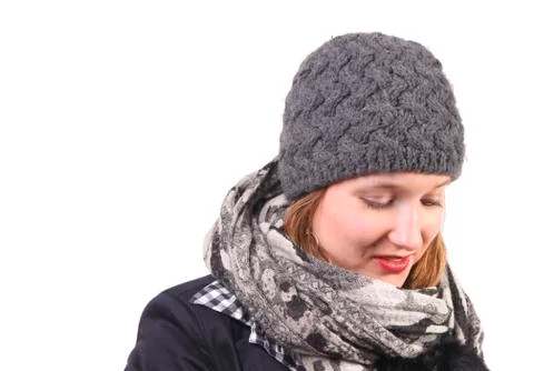 Winter portrait Stock Photos