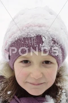 Winter portrait Stock Photos