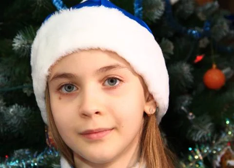Winter portrait Stock Photos