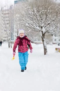 Winter Portrait Foto stock