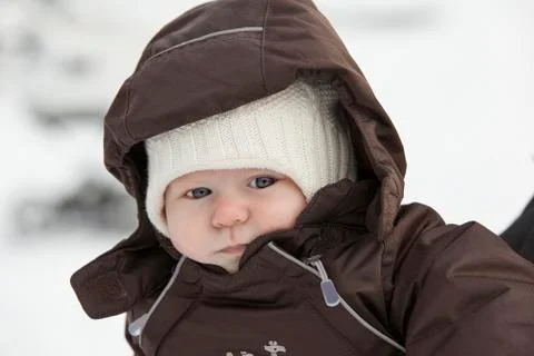 Winter portrait Stock Photos