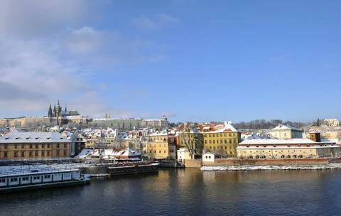 Winter Prague Foto stock