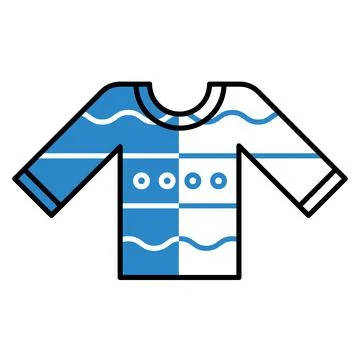 Winter pullover icon vector design Ilustración de archivo