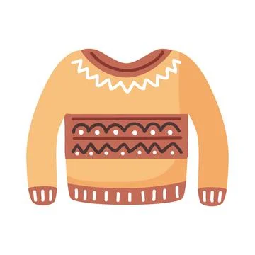 Winter pullover icon vector design Ilustración de archivo