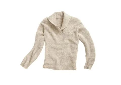 Winter pullover isolated on white Stock Photos