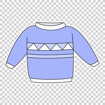 Winter pullover sweater Stock Illustration