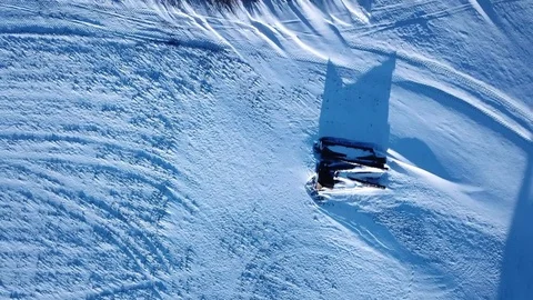 Winter Pyramid Stock Footage 83492508