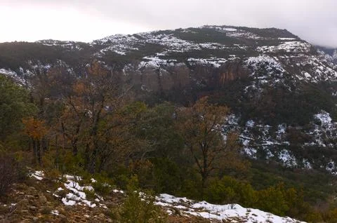 Winter Pyrenees Foto stock