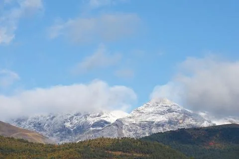 Winter in Pyrenees Stock Photos