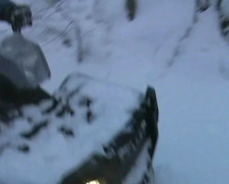 Winter quad bike Stock Footage 293458