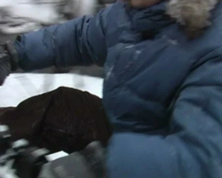Winter quad bike Stock Footage 293464