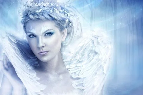 Winter queen Stock Photos