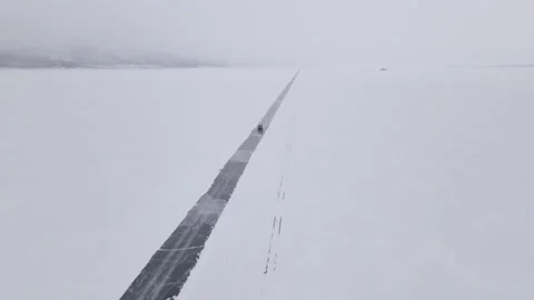 Winter racing Stock Footage 220173121