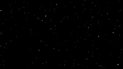 Winter real snow fall effect, snowflakes slowly falling on black background. Stock Footage 114627882