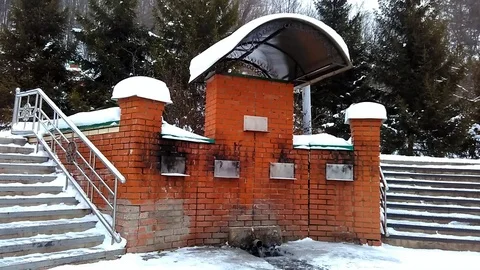 Winter rill 스톡 동영상 85070456