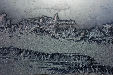 Winter rime Foto stock
