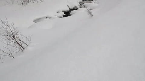 Winter river. 06 Stock Footage 27899071