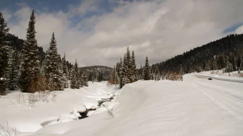 Winter river. 11 Video stock 27901113