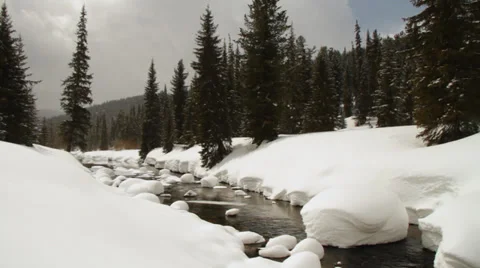 Winter river. 29 Stock Footage 27907735