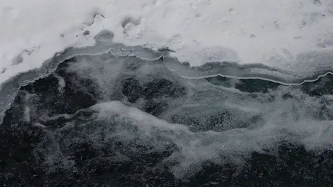 Winter River, Canada Video stock 85042194