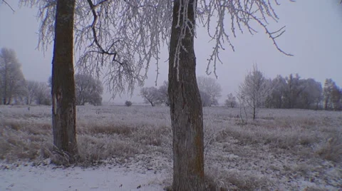 Winter, river Stock Footage 45317575