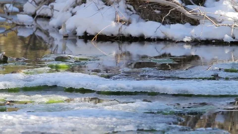 Winter River Stock-Footage 79576720
